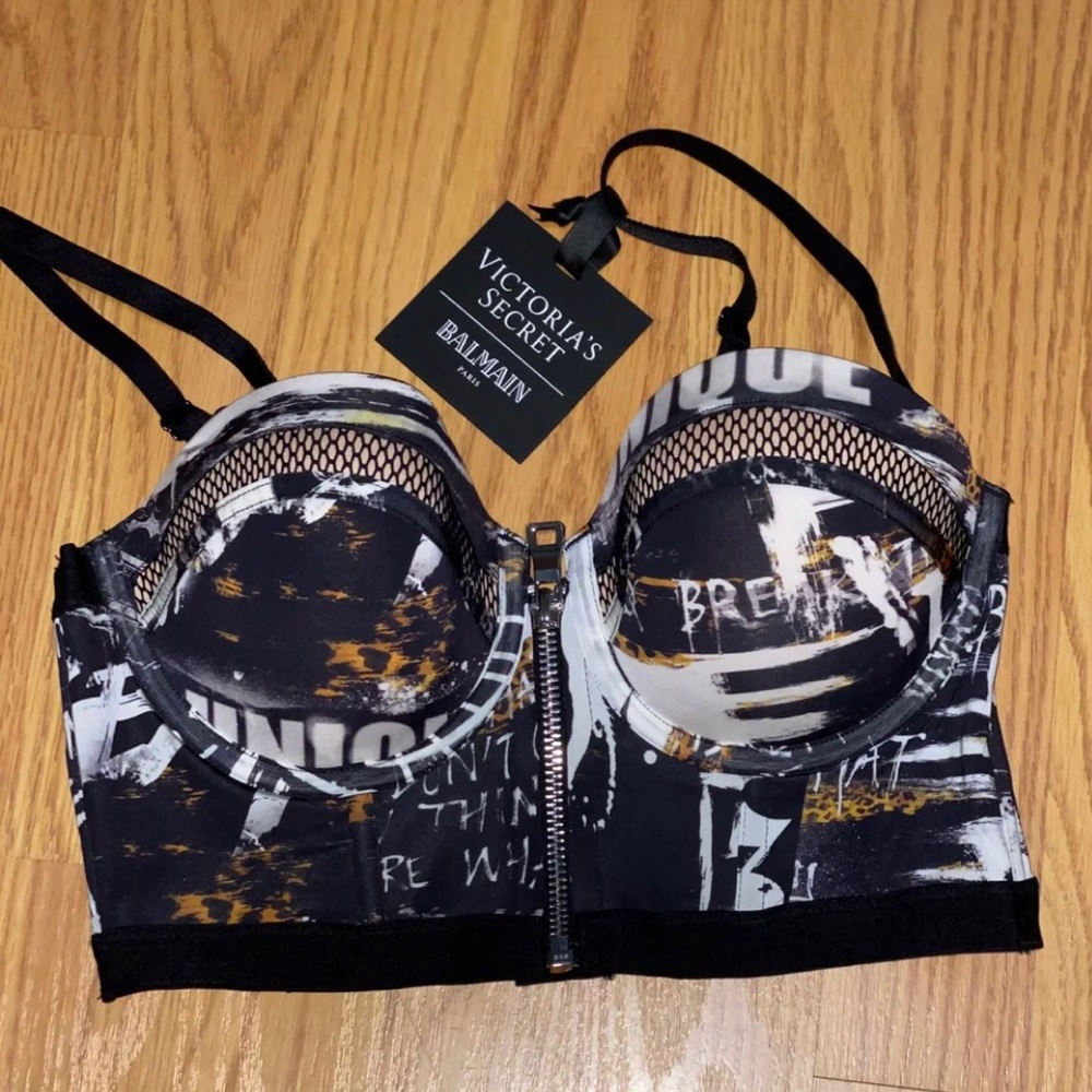 Balmain x Victorias Secret Bustier